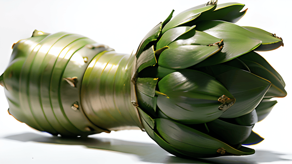 Artichokes on wood